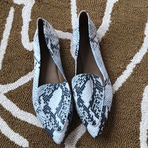 Abound Kali Pointed Toe Flat in Faux Snake Print